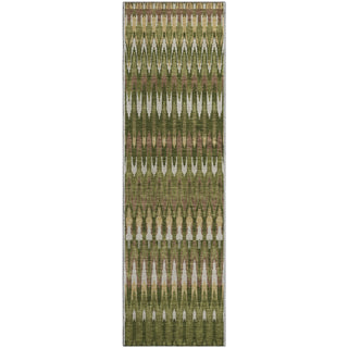 Piper Looms Mayfield Southwest AMF860 Olive Machine Washable Area Rug Runner Main Image
