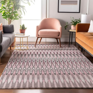 Piper Looms Mayfield Southwest AMF860 Pink Machine Washable Area Rug Lifestyle Image Feature
