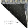 Piper Looms Mayfield Southwest AMF860 Taupe Machine Washable Area Rug Backing Image
