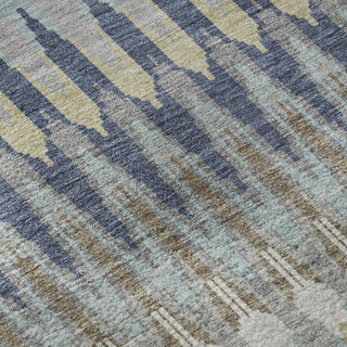 Piper Looms Mayfield Southwest AMF860 Taupe Machine Washable Area Rug Swatch Image