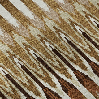 Piper Looms Mayfield Southwest AMF860 Terracotta Machine Washable Area Rug Swatch Image