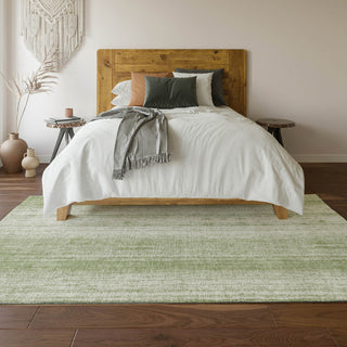 Piper Looms Mayfield Stripes AMF861 Aloe Machine Washable Area Rug Lifestyle Image Feature