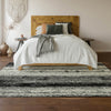 Piper Looms Mayfield Stripes AMF861 Black Machine Washable Area Rug Lifestyle Image Feature