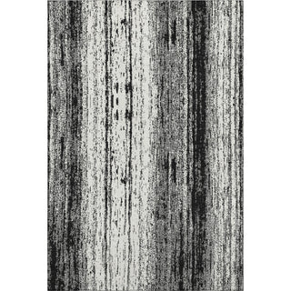 Piper Looms Mayfield Stripes AMF861 Black Machine Washable Area Rug main image
