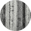Piper Looms Mayfield Stripes AMF861 Black Machine Washable Area Rug Round Main Image