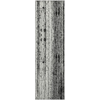 Piper Looms Mayfield Stripes AMF861 Black Machine Washable Area Rug Runner Main Image