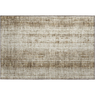 Piper Looms Mayfield Stripes AMF861 Brown Machine Washable Area Rug Scatter Main Image