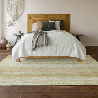 Piper Looms Mayfield Stripes AMF861 Gold Machine Washable Area Rug Lifestyle Image Feature