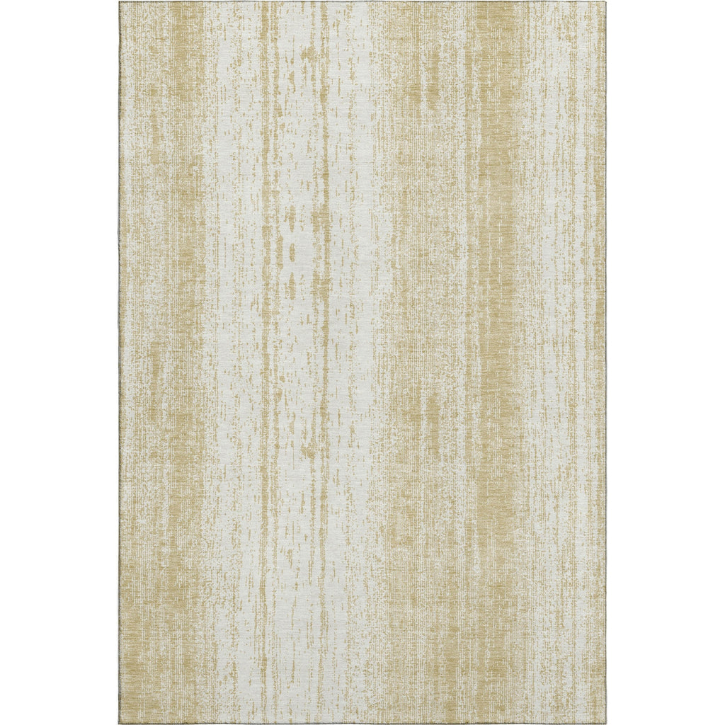 Piper Looms Mayfield Stripes AMF861 Gold Machine Washable Area Rug main image