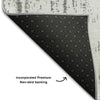 Piper Looms Mayfield Stripes AMF861 Gray Machine Washable Area Rug Backing Image