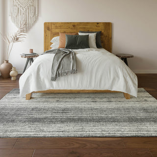 Piper Looms Mayfield Stripes AMF861 Gray Machine Washable Area Rug Lifestyle Image Feature