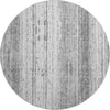 Piper Looms Mayfield Stripes AMF861 Gray Machine Washable Area Rug Round Main Image