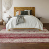 Piper Looms Mayfield Stripes AMF861 Merlot Machine Washable Area Rug Lifestyle Image Feature