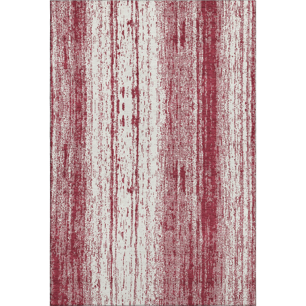 Piper Looms Mayfield Stripes AMF861 Merlot Machine Washable Area Rug main image