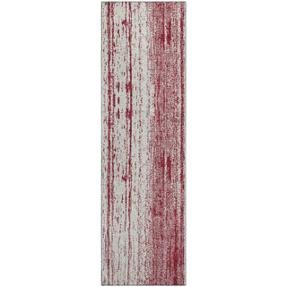 Piper Looms Mayfield Stripes AMF861 Merlot Machine Washable Area Rug Runner Main Image