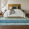 Piper Looms Mayfield Stripes AMF861 Navy Machine Washable Area Rug Lifestyle Image Feature
