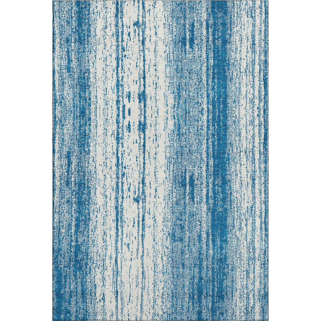 Piper Looms Mayfield Stripes AMF861 Navy Machine Washable Area Rug main image