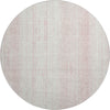 Piper Looms Mayfield Stripes AMF861 Pink Machine Washable Area Rug Round Main Image