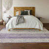 Piper Looms Mayfield Stripes AMF861 Purple Machine Washable Area Rug Lifestyle Image Feature