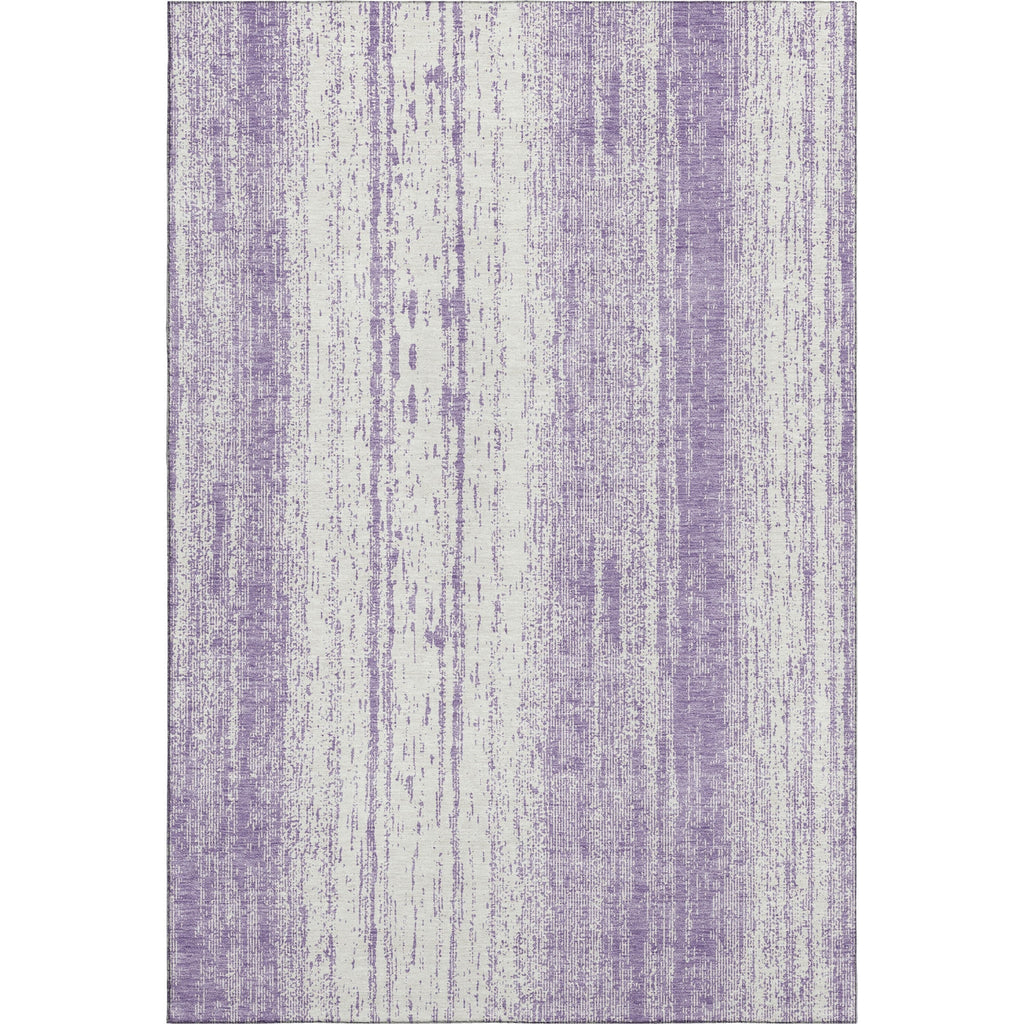 Piper Looms Mayfield Stripes AMF861 Purple Machine Washable Area Rug main image