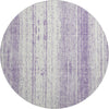 Piper Looms Mayfield Stripes AMF861 Purple Machine Washable Area Rug Round Main Image