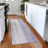 Piper Looms Mayfield Stripes AMF861 Purple Machine Washable Area Rug Runner Lifestyle Image Feature