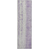 Piper Looms Mayfield Stripes AMF861 Purple Machine Washable Area Rug Runner Main Image