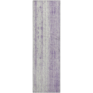 Piper Looms Mayfield Stripes AMF861 Purple Machine Washable Area Rug Runner Main Image