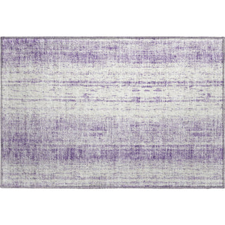 Piper Looms Mayfield Stripes AMF861 Purple Machine Washable Area Rug Scatter Main Image