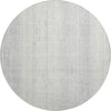 Piper Looms Mayfield Stripes AMF861 Silver Machine Washable Area Rug Round Main Image