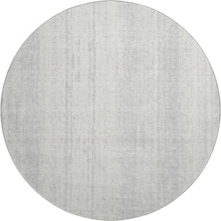 Piper Looms Mayfield Stripes AMF861 Silver Machine Washable Area Rug Round Main Image