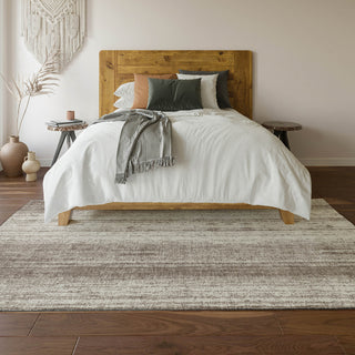 Piper Looms Mayfield Stripes AMF861 Taupe Machine Washable Area Rug Lifestyle Image Feature