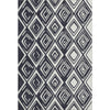 Piper Looms Mayfield Diamonds AMF862 Black Machine Washable Area Rug main image