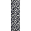 Piper Looms Mayfield Diamonds AMF862 Black Machine Washable Area Rug Runner Main Image