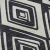 Piper Looms Mayfield Diamonds AMF862 Black Machine Washable Area Rug Swatch Image
