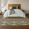 Piper Looms Mayfield Diamonds AMF862 Brown Machine Washable Area Rug Lifestyle Image Feature