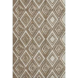 Piper Looms Mayfield Diamonds AMF862 Brown Machine Washable Area Rug main image