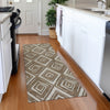 Piper Looms Mayfield Diamonds AMF862 Brown Machine Washable Area Rug Runner Lifestyle Image Feature