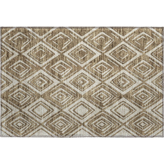 Piper Looms Mayfield Diamonds AMF862 Brown Machine Washable Area Rug Scatter Main Image