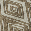 Piper Looms Mayfield Diamonds AMF862 Brown Machine Washable Area Rug Swatch Image