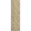 Piper Looms Mayfield Diamonds AMF862 Gold Machine Washable Area Rug Runner Main Image