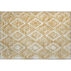 Piper Looms Mayfield Diamonds AMF862 Gold Machine Washable Area Rug Scatter Main Image
