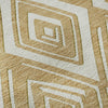 Piper Looms Mayfield Diamonds AMF862 Gold Machine Washable Area Rug Swatch Image