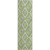 Piper Looms Mayfield Diamonds AMF862 Green Machine Washable Area Rug Runner Main Image