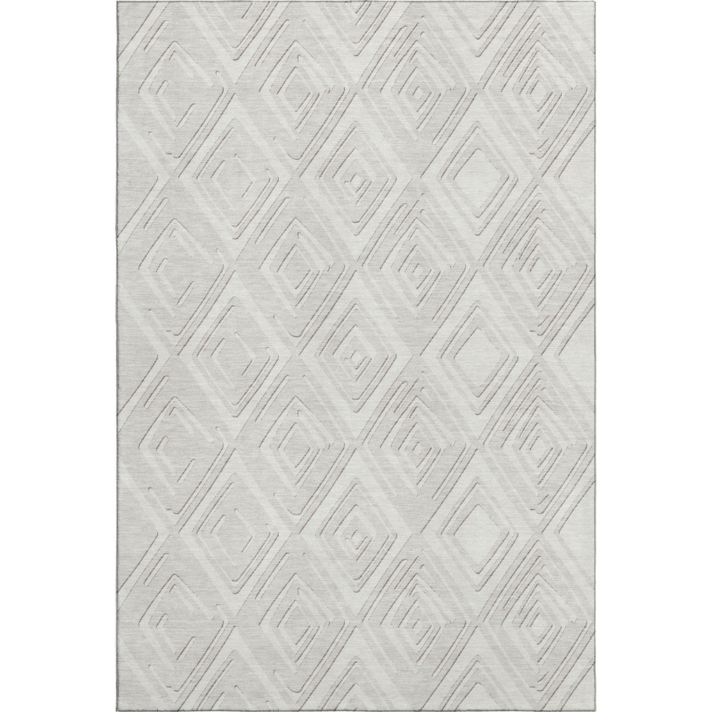 Piper Looms Mayfield Diamonds AMF862 Ivory Machine Washable Area Rug main image