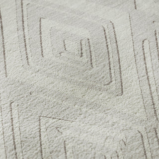 Piper Looms Mayfield Diamonds AMF862 Ivory Machine Washable Area Rug Swatch Image