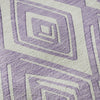 Piper Looms Mayfield Diamonds AMF862 Lavender Machine Washable Area Rug Swatch Image