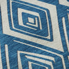 Piper Looms Mayfield Diamonds AMF862 Navy Machine Washable Area Rug Swatch Image