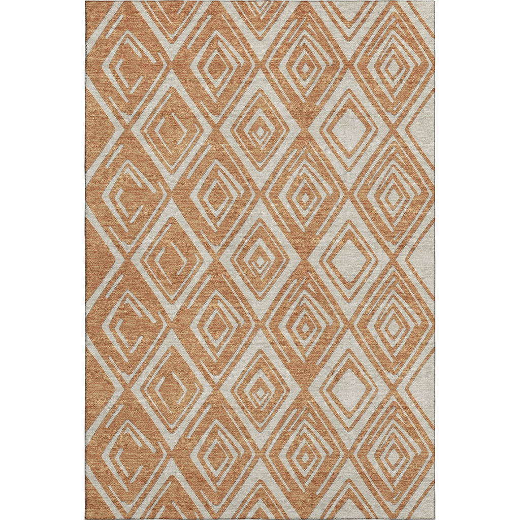 Piper Looms Mayfield Diamonds AMF862 Paprika Machine Washable Area Rug main image