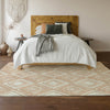 Piper Looms Mayfield Diamonds AMF862 Peach Machine Washable Area Rug Lifestyle Image Feature